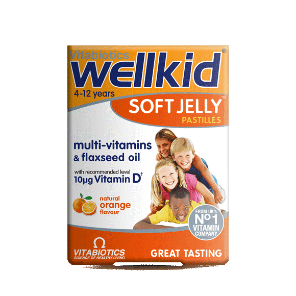 Vitabiotics Wellkid Soft Jelly Orange (30)