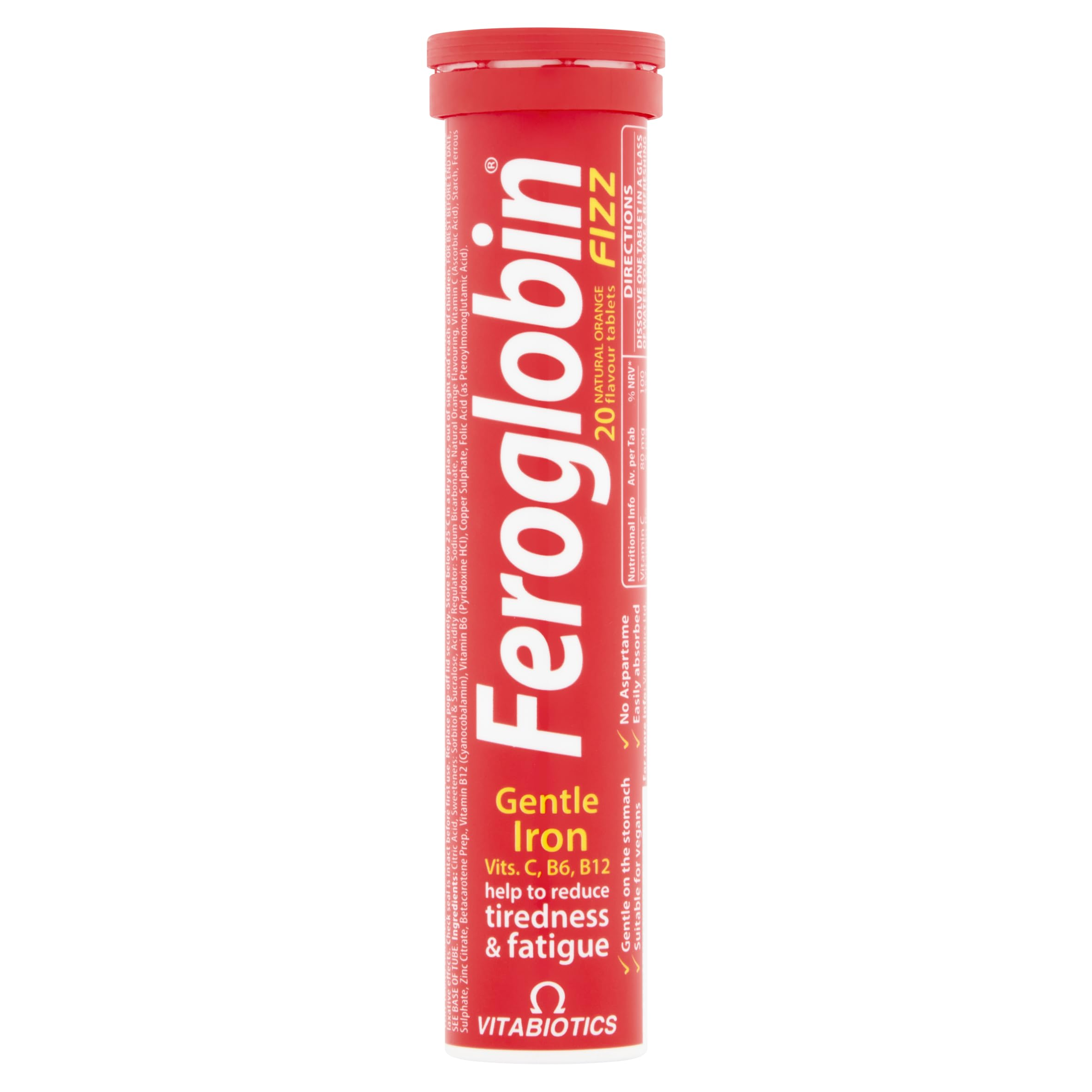 Vitabiotics Feroglobin B12 Effervescent Tablets (20)