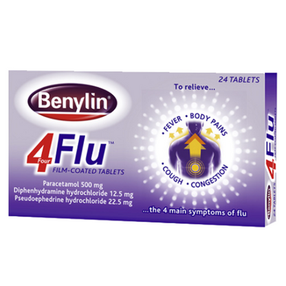 Benylin Flu Tabs 24s (SL)