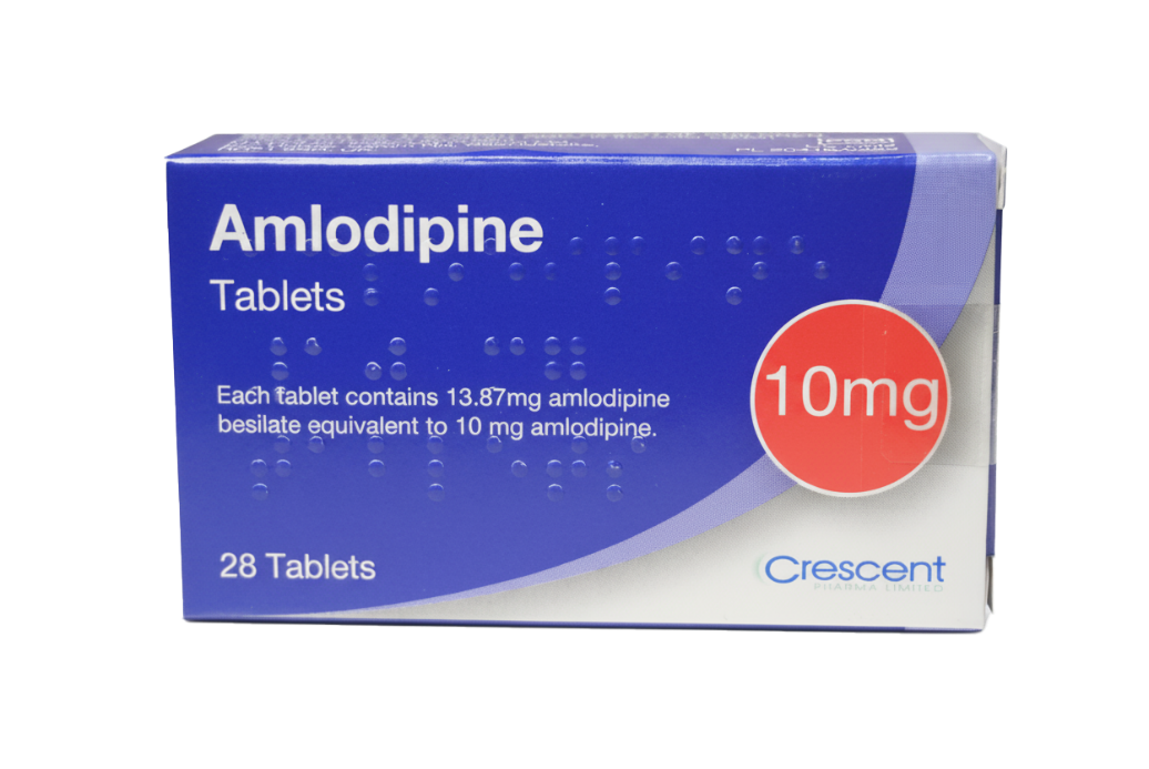 Amlodipine 10mg Tablets (28)