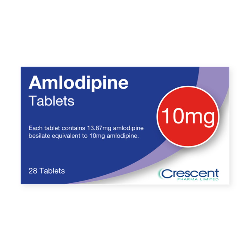 Amlodipine 10mg Tablets (28)