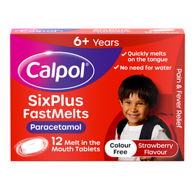 CALPOL Fast Melts 6+years Tablets 250mg (12)