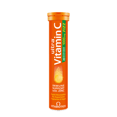 Vitabiotics Ultra Vitamins Effervescent Tablets Vitamin C & Zinc (20)