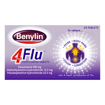 Benylin Flu Tabs 24s (SL)