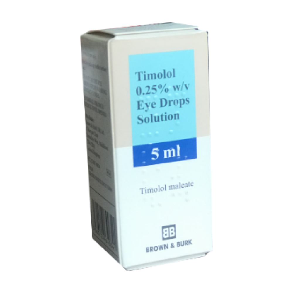 Timolol Eye Drop 0.25%  5Ml