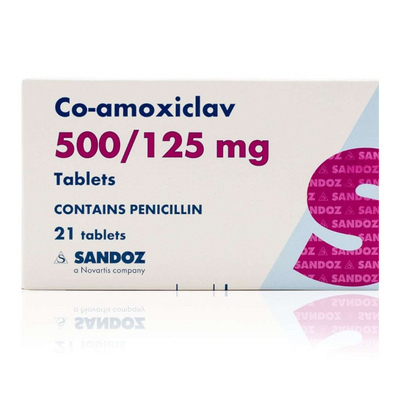 Co-Amoxiclav Tab 625Mg (21)