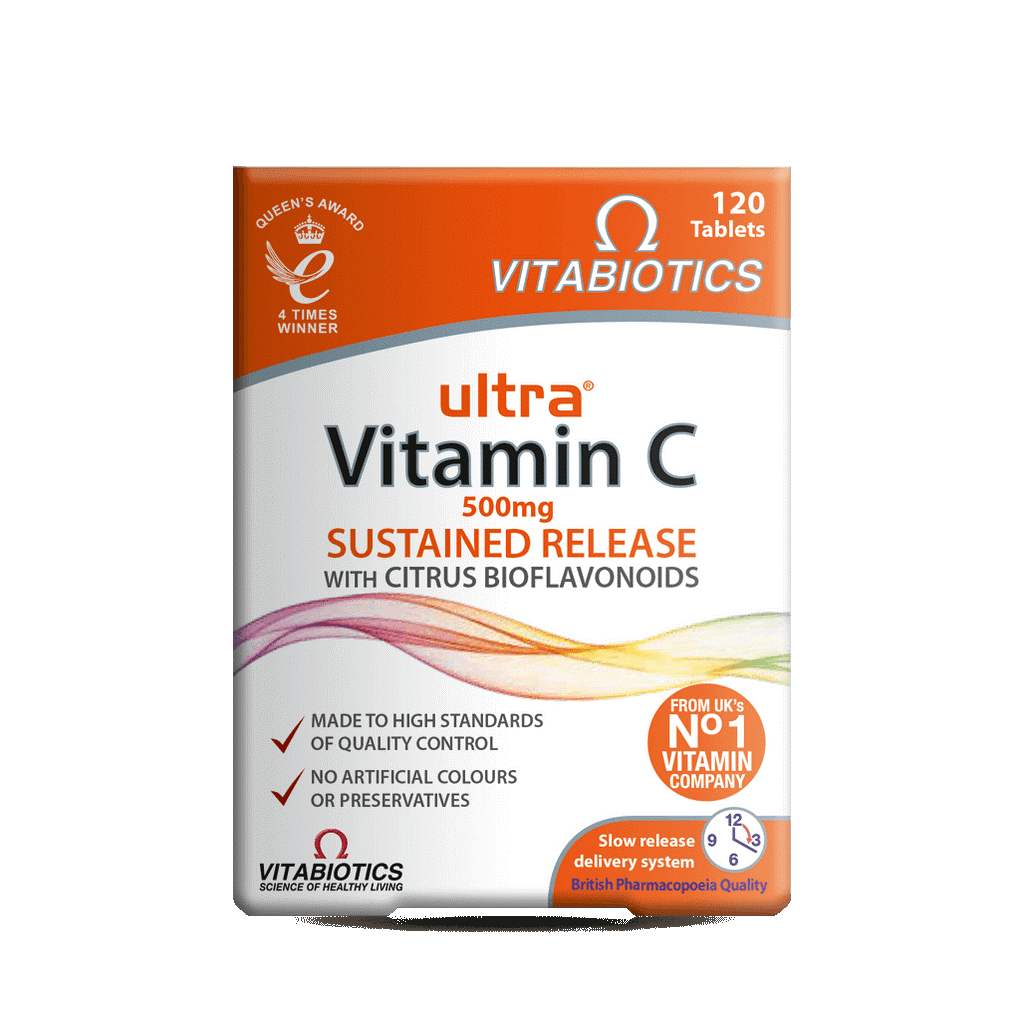 Vitabiotics Ultra Vitamins Tablets Vitamin C 500mg (120)
